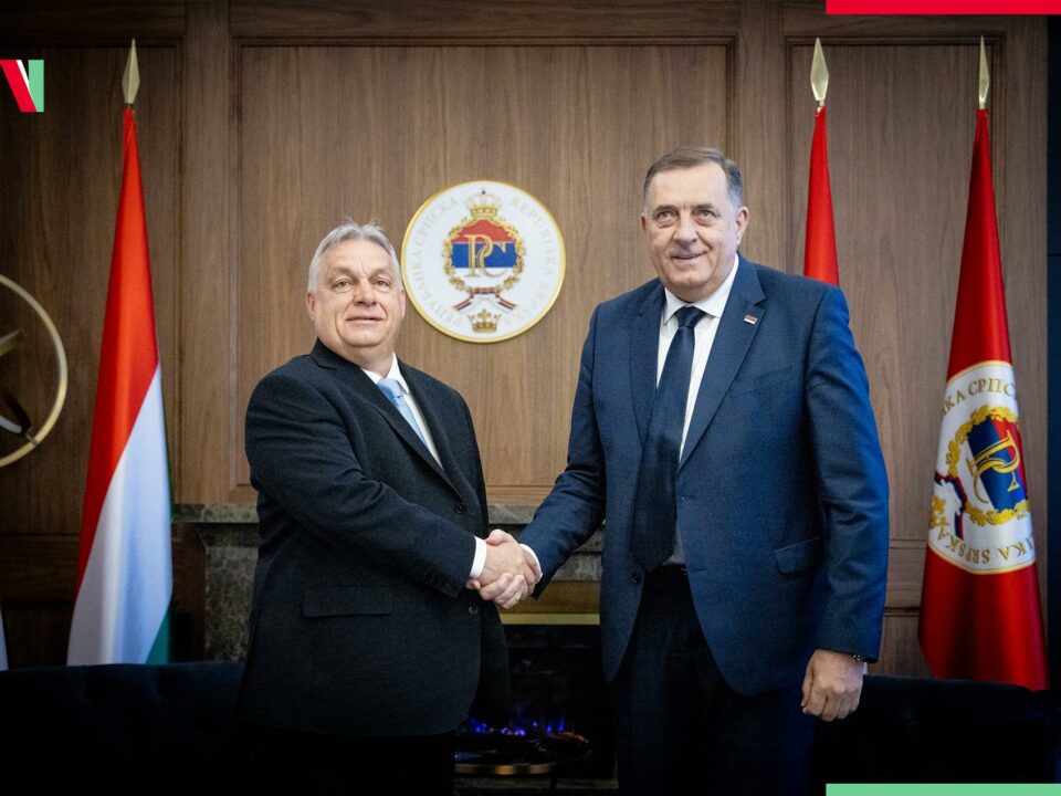 Viktor Orbán e Milorad Dodik