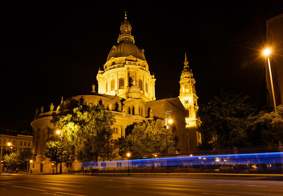 Budapest Nacht Ungarn