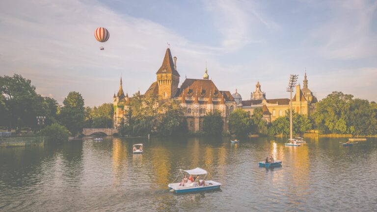 I parchi cittadini del Parco Városliget a Budapest