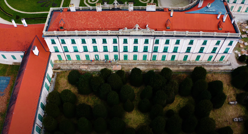 esterházy castle renovation facade