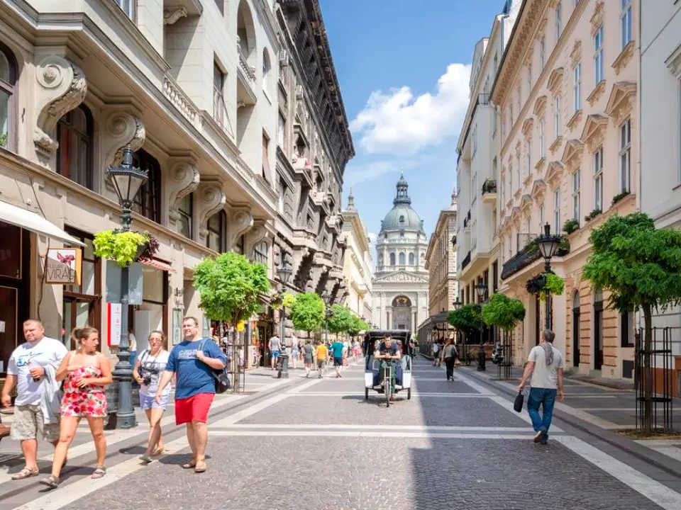 Budapest street world's most beautiful