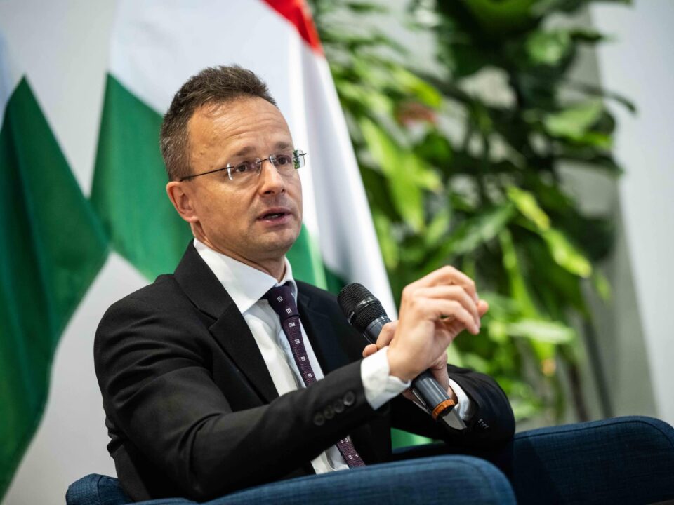 Hungarian foreign minister Péter Szijjártó