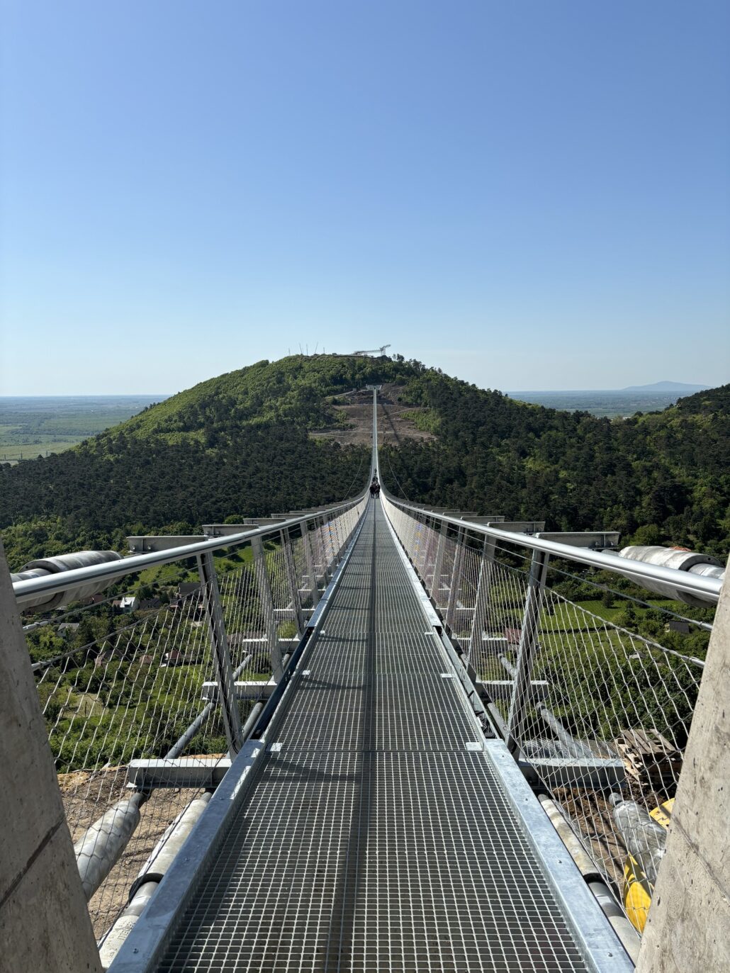 suspension bridge, bridge of national unity Sátoraljaújhely
