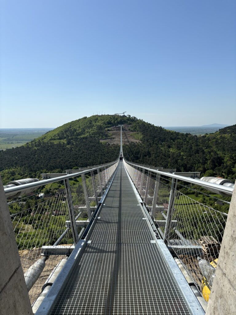 puente colgante, puente de unidad nacional Sátoraljaújhely