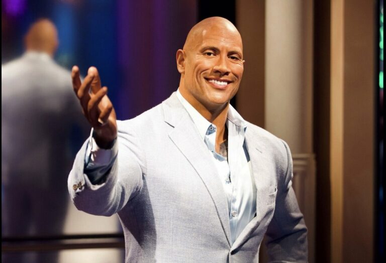 Dwayne 'The Rock' Johnson Madame Tussauds Budapest