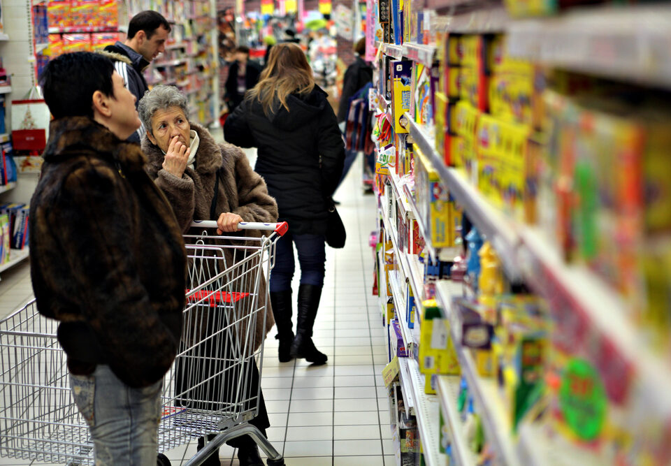 shop, old lady, romania, cheaper cost of groceries