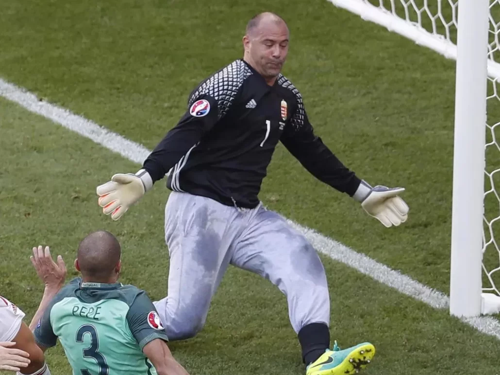 Hungarian star goalkeeper congratulated Portuguese Pepe