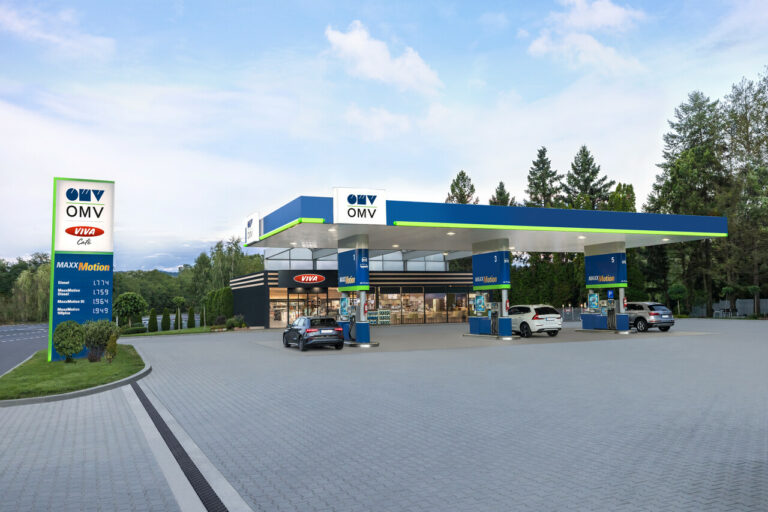 OMV new Filling Station petrol station