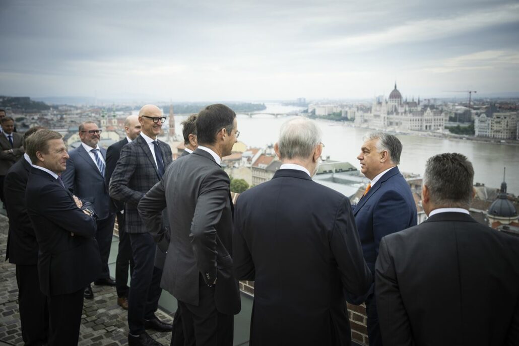 Orban in talks with European business leaders