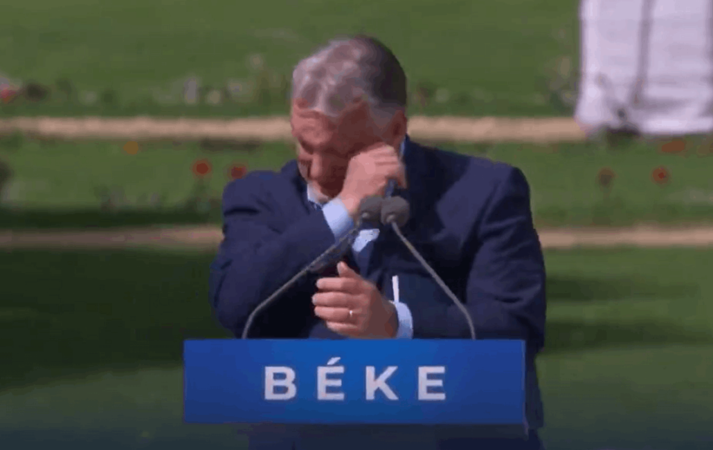PM Orbán shed tears on Peace March (Copy)
