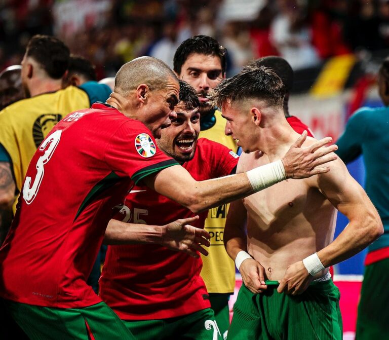 Ungarischer StarTorhüter gratulierte dem Portugiesen Pepe zum Brechen