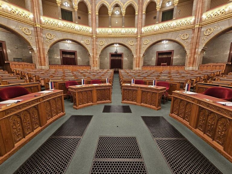 Russian flags in the Hungarian Parliament (Copy)