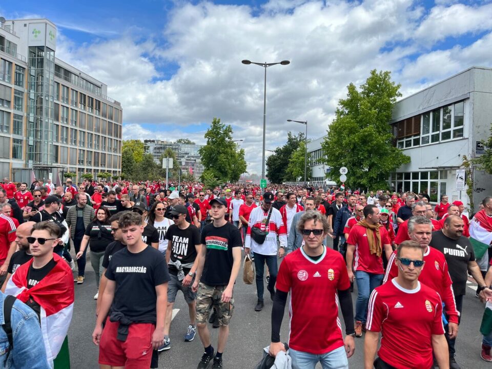 hungarian fans germany european championship football hungary