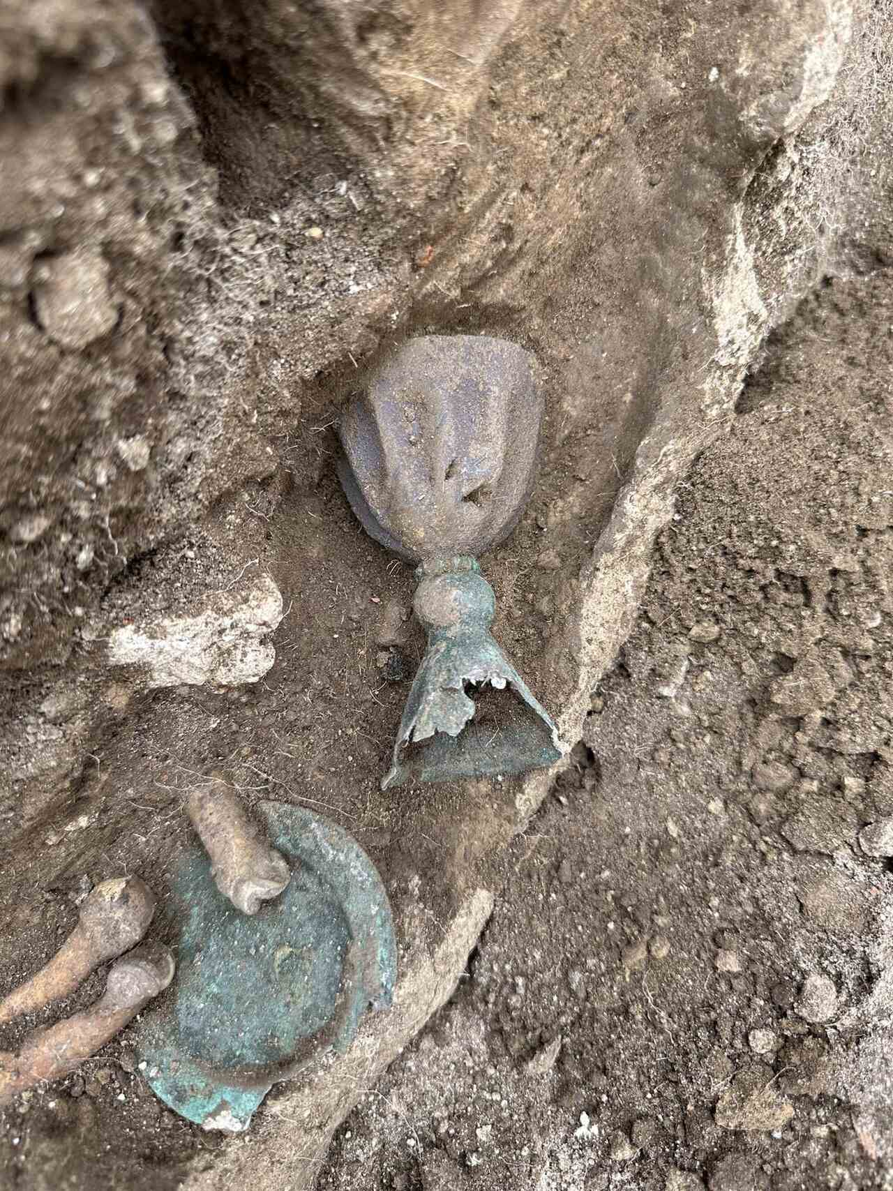 silver communion set unearthed hungary