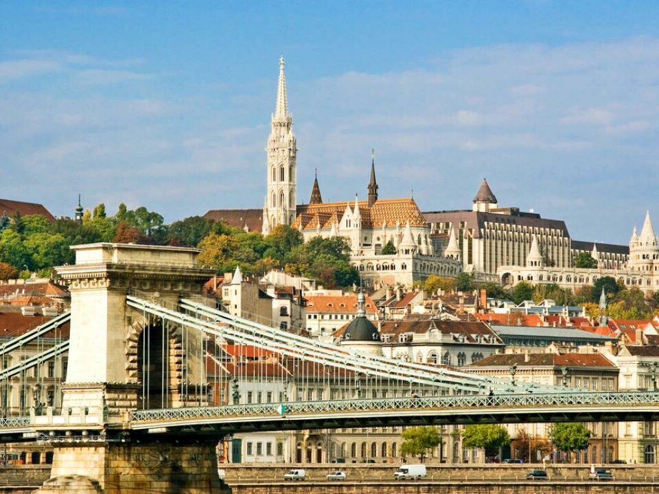 Budapest Chain Bridge and Buda Castle