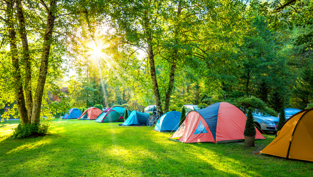 camping, tents