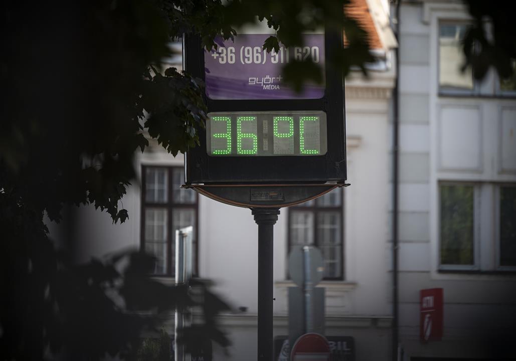 Heat alert in Hungary Győr