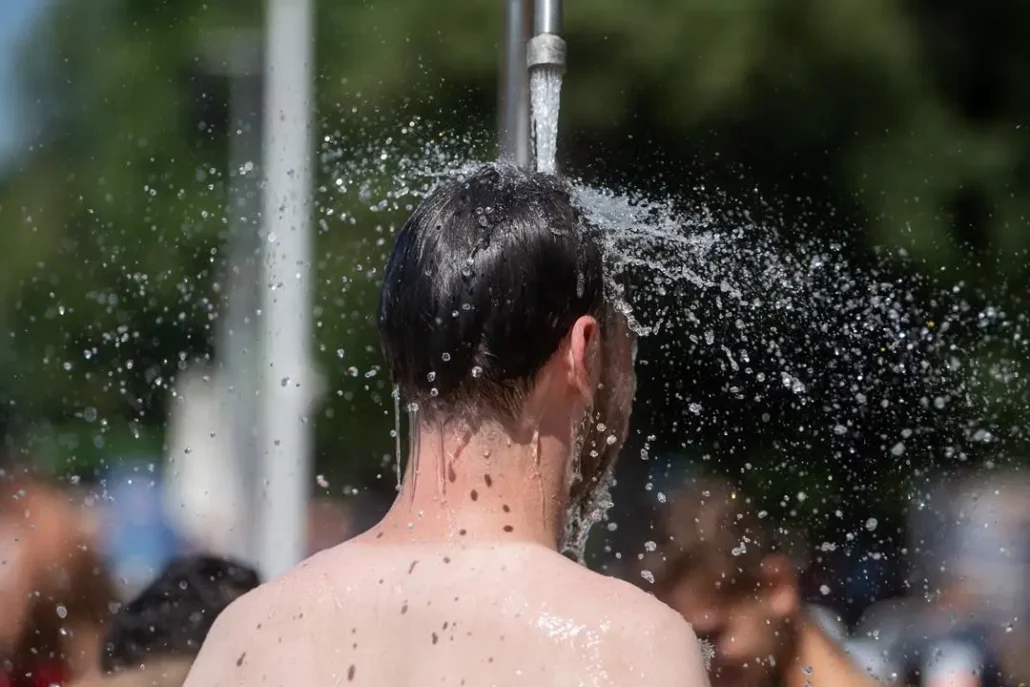 Heatwave in Hungary peaking