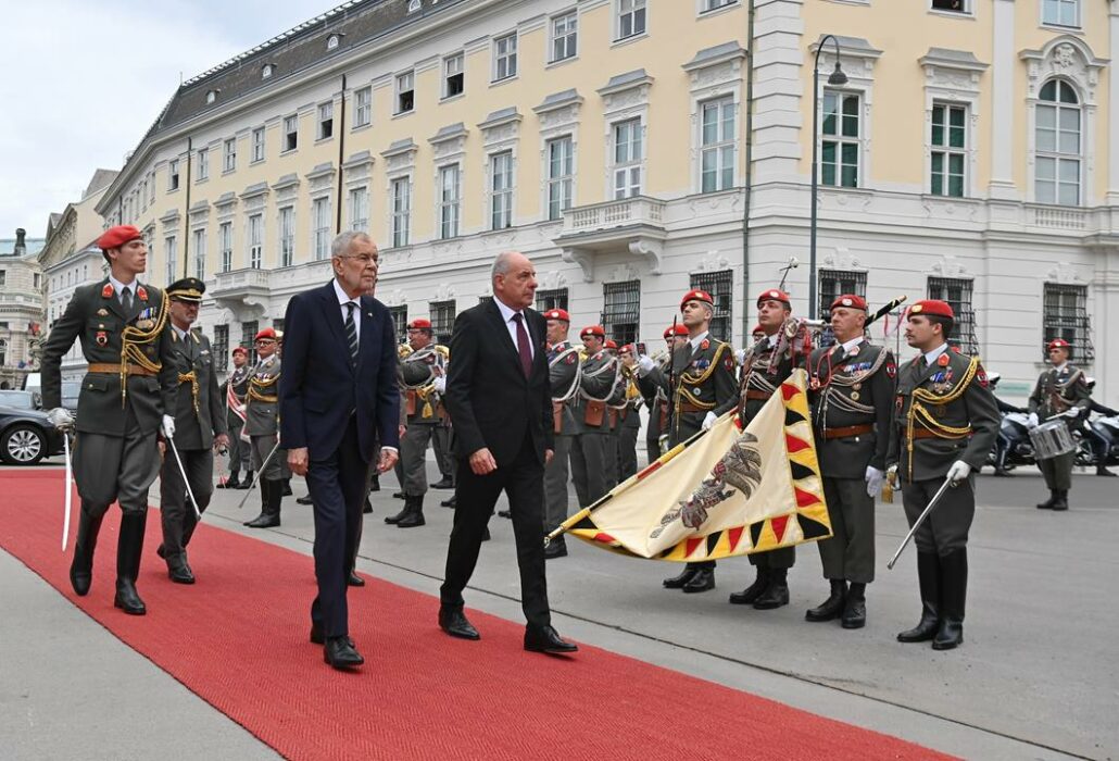 President Sulyok in Vienna