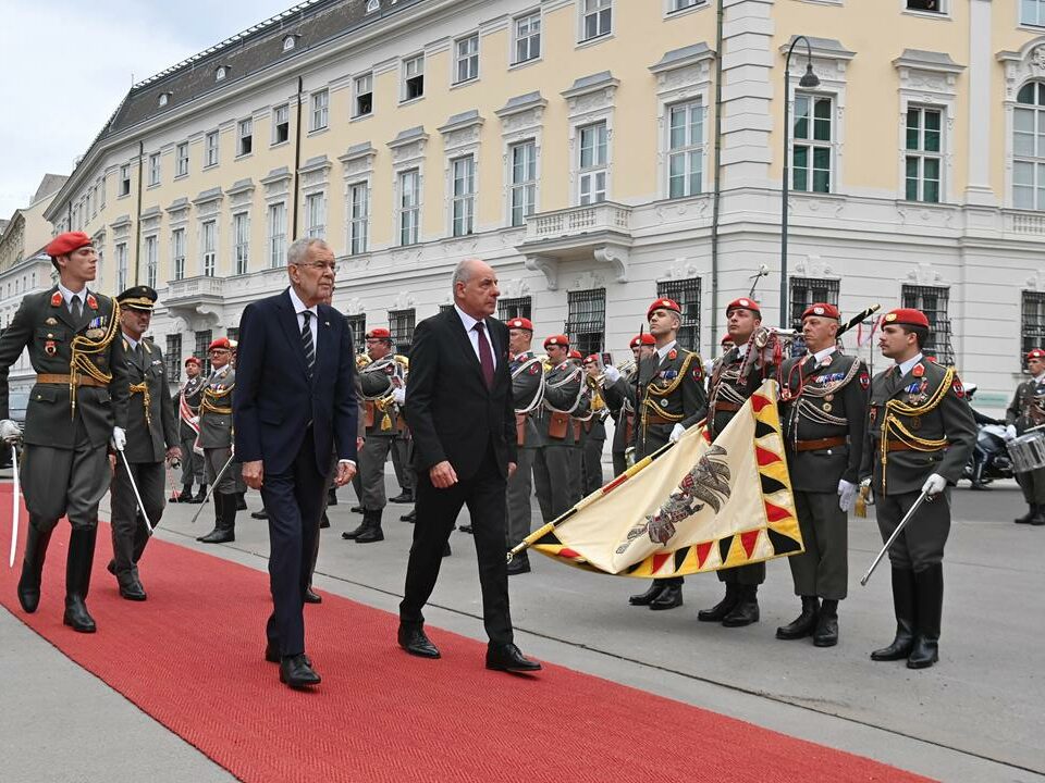 President Sulyok in Vienna