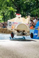 Participant performs during the Red Bull Soapbox Race in Budapest, Hungary on June 30, 2024. // Balázs Pálfi / Red Bull Content Pool