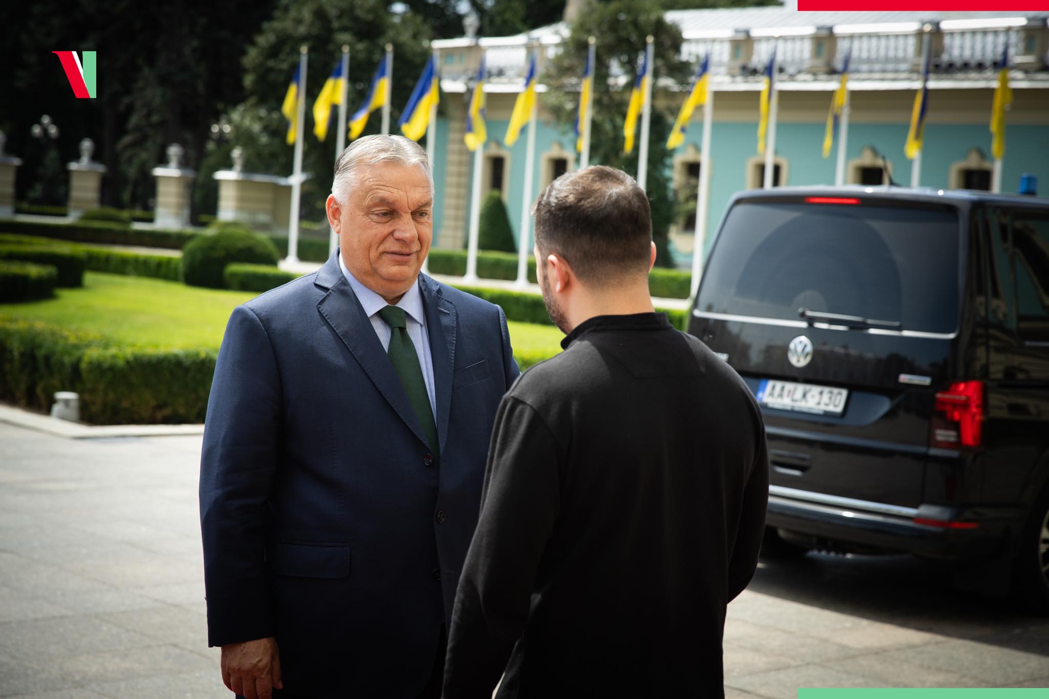 Zelensky Orbán Kyiv