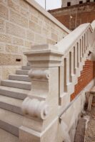 Astounding stairway leading to Buda Castle's Sándor Palace is being rebuilt