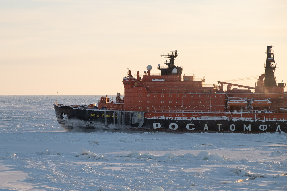 50 let Pobedy, icebreaker ship, north pole