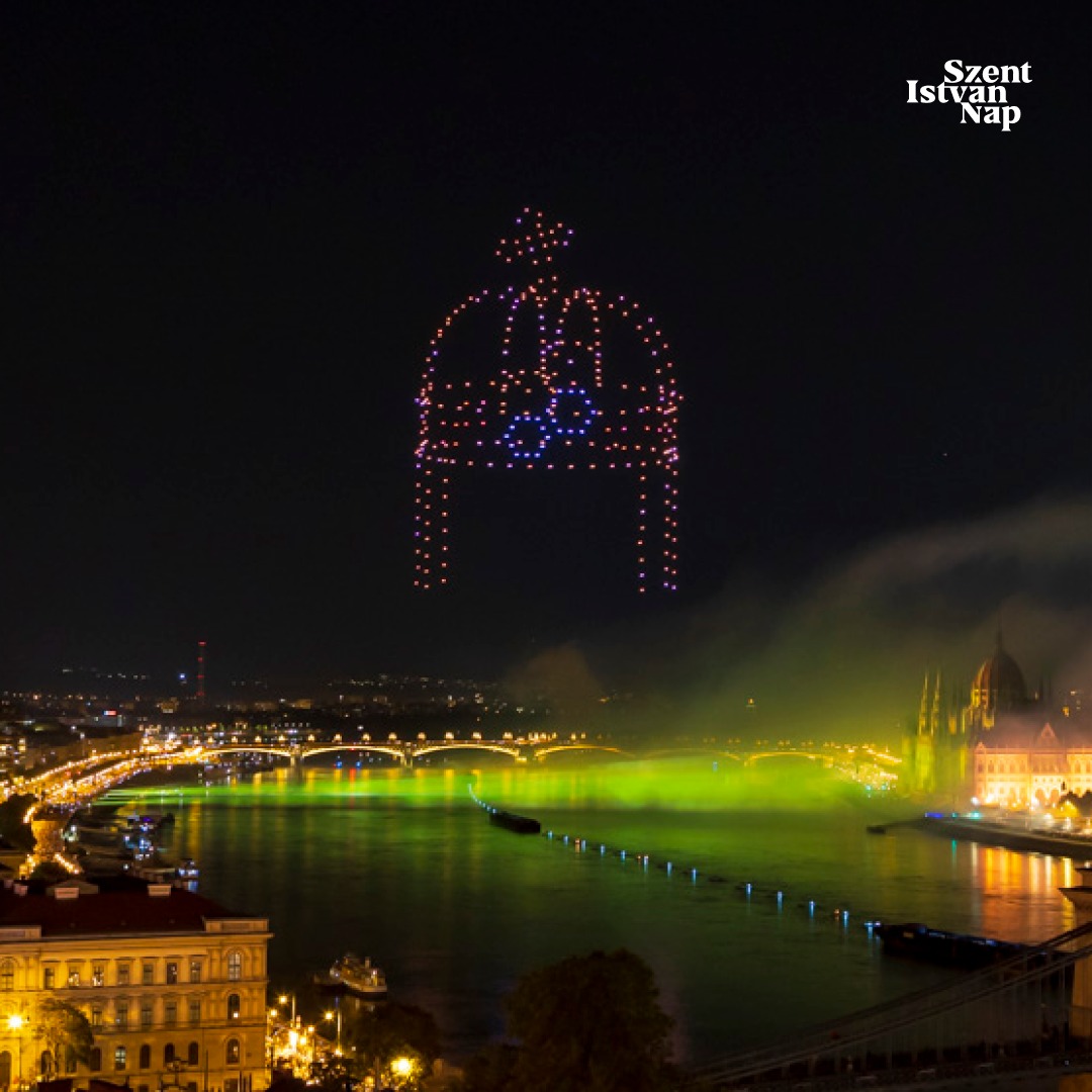 Fireworks St Stephen's Days Budapest Day Danube 1