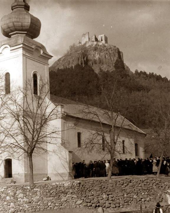 Hungary's earliest stone castle on top of volcano cone