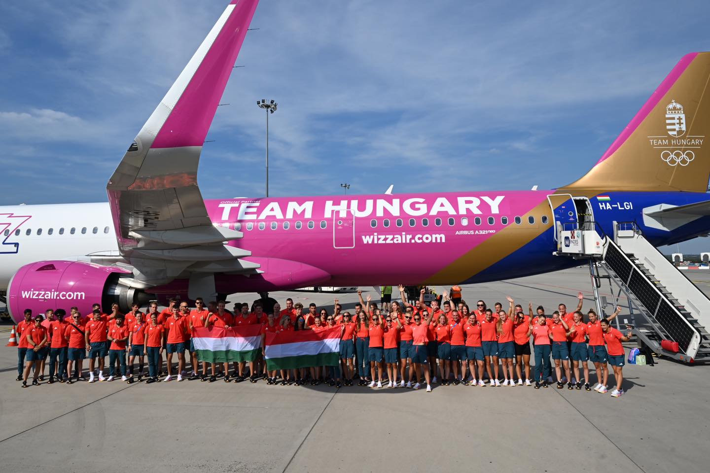 Hungarian Olympic team Wizz Air