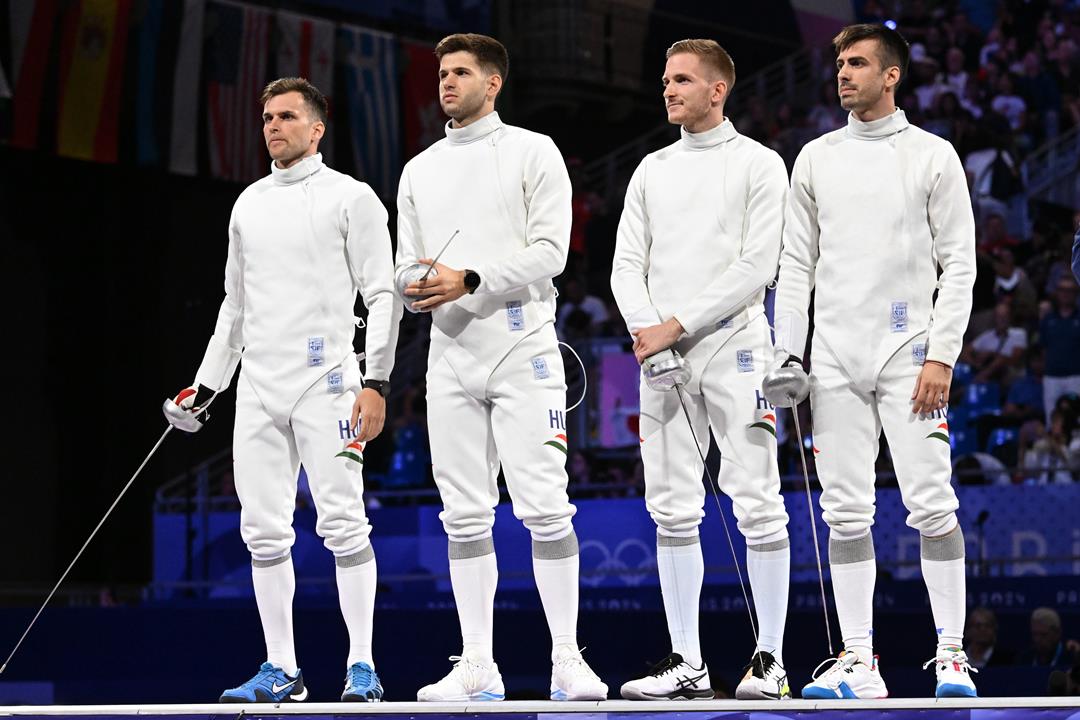 Hungarian men's epee team wins Hungary's second gold