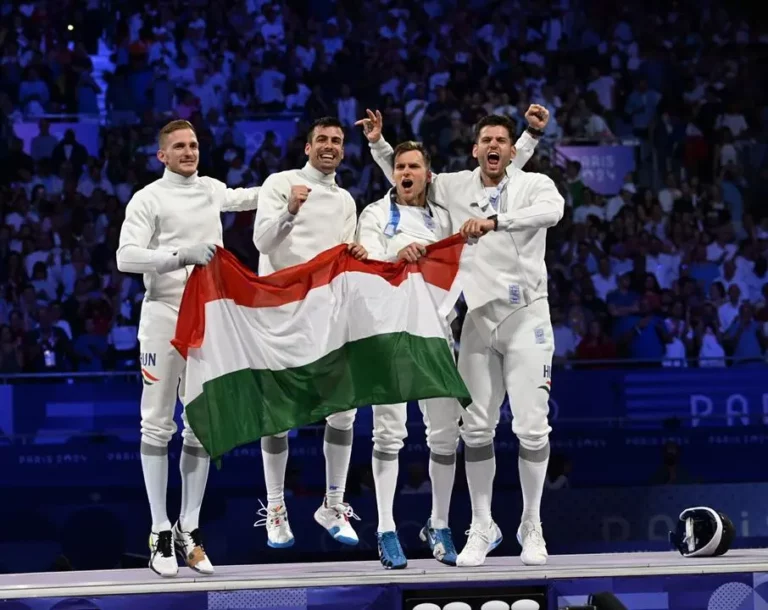 Hungarian mens epee team wins Hungarys second gold