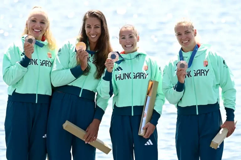 Hungarian women's kayak four won bronze at Paris Olympics