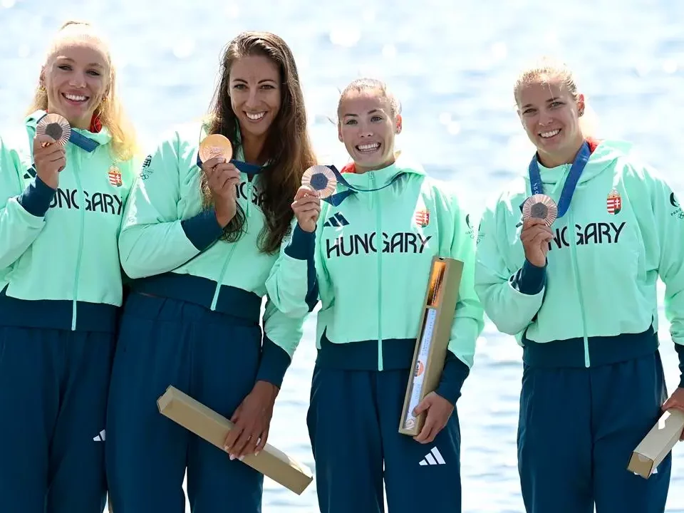 Hungarian women's kayak four won bronze at Paris Olympics