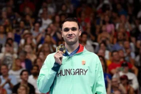 Kristóf Milák wins Hungary's third gold in 100m men's butterfly happened