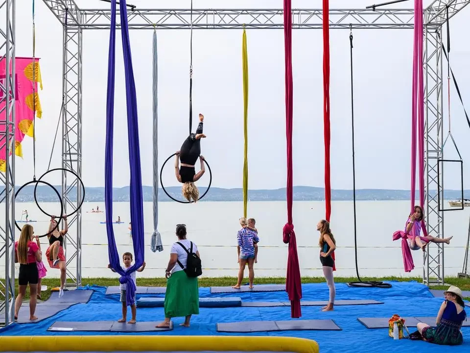 Strand Festival started at Lake Balaton what happened