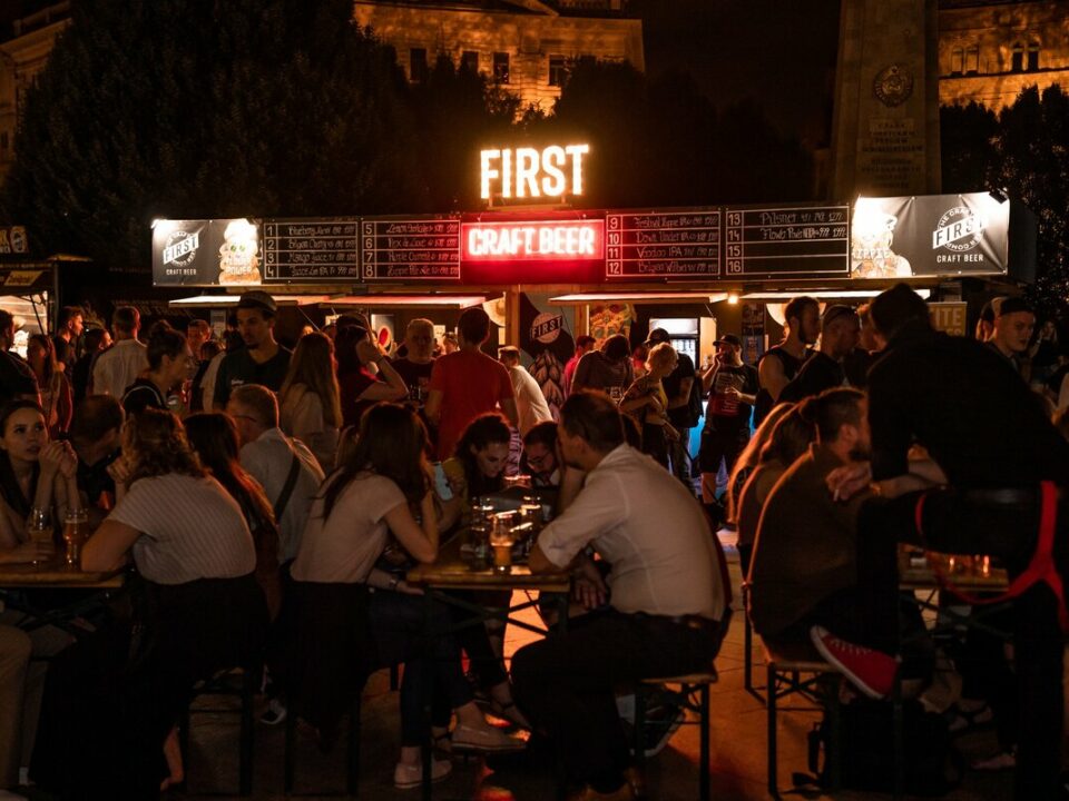 Belvárosi Sörfesztivál beer festival in Budapest