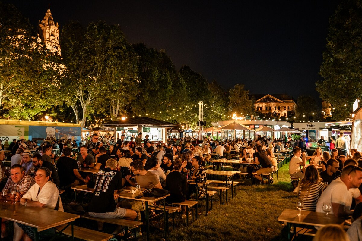 Belvárosi Sörfesztivál beer festival in Budapest