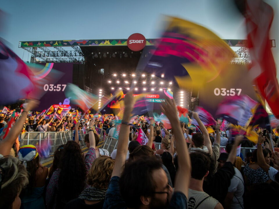 Sziget Festival flag party