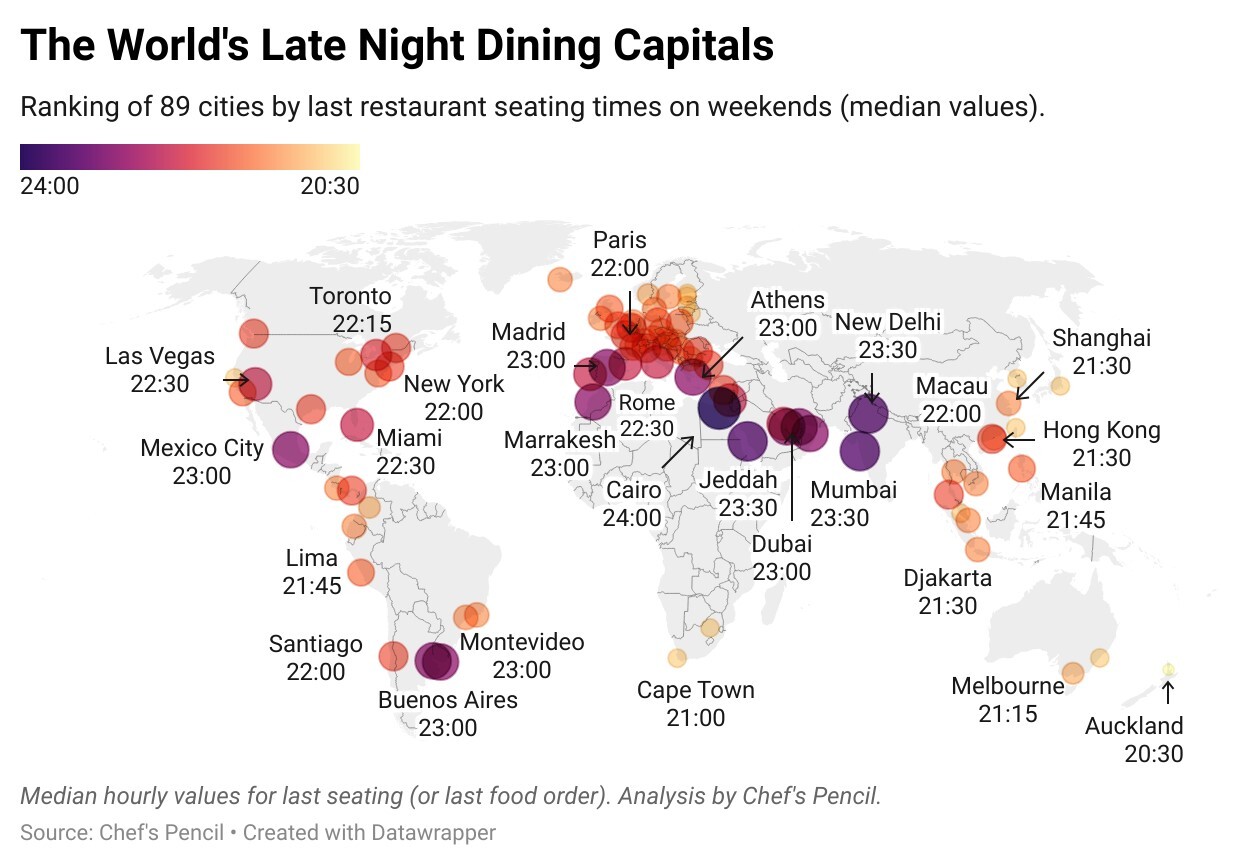 world map late dining