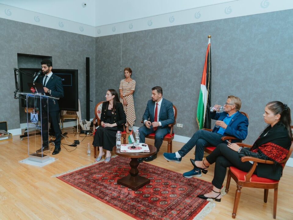 Embassy of the State of Palestine in Hungary organised a seminar titled Eyes on Palestine - What the Experts Say at the Yunus Emre Institute in Budapest