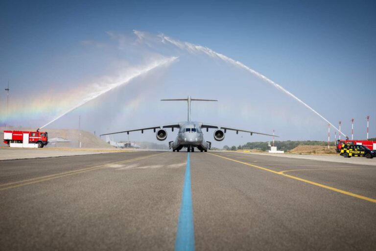 First Hungarian KC-390 cargo plane arrives from Brazil