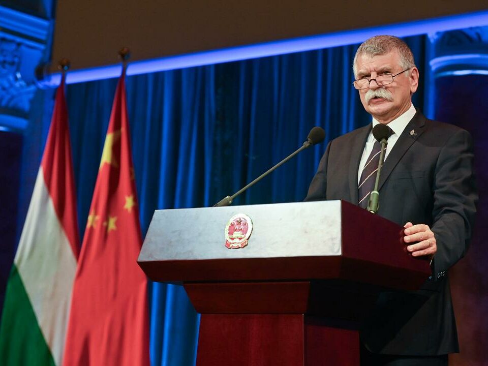 House Speaker László Kövér China