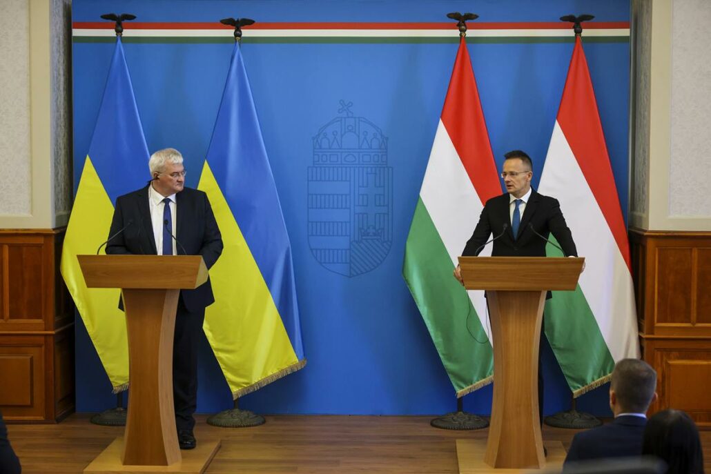 Ukrainian Foreign Minister Andriy Sybiha met with Minister Péter Szijjártó in Budapest.