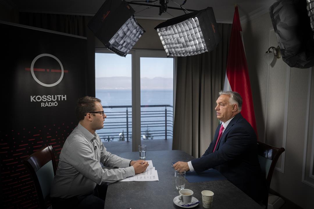 PM Orbán interview about Russian attack