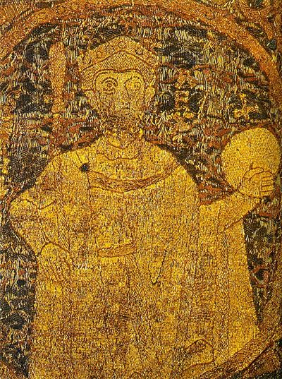 Saint Stephen portrait on the coronation mantle (Copy)