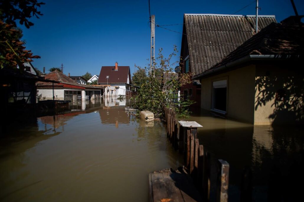 Flood in Hungary