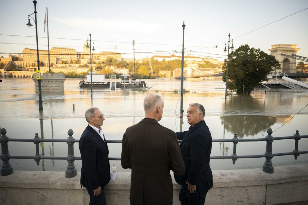 flood in Hungary Budapest 2024 orbán