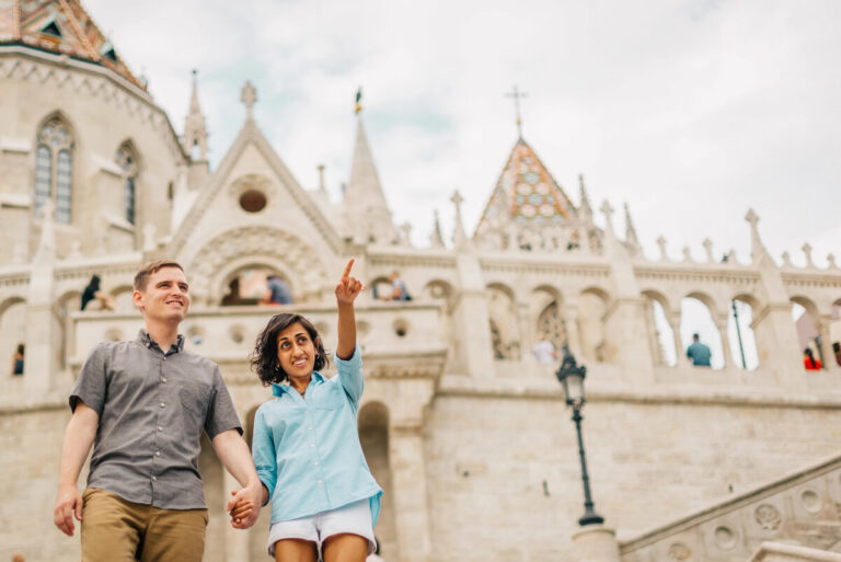 Young foreigners in Hungary Budapest tourists living in Hungary